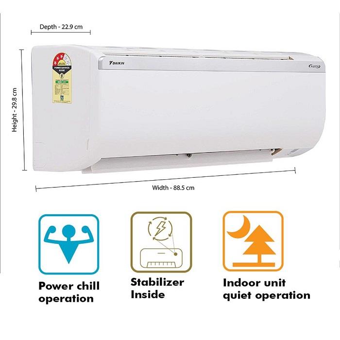 Daikin 1.8 Ton 3 Star ATKL Series ATKL60TV16U Inverter Split AC