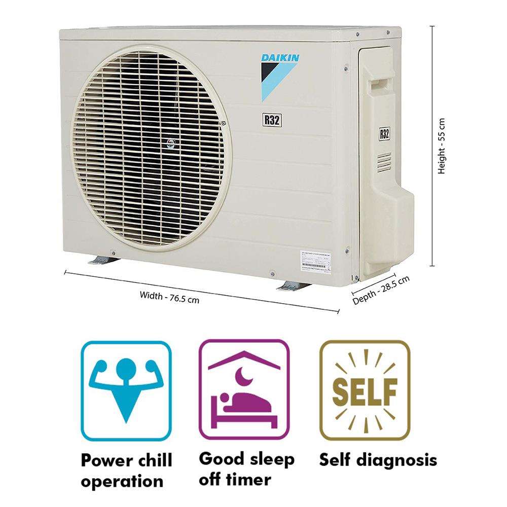 Daikin 1 Ton 3 Star FTL SeriesFTL35UV16W1 Split AC